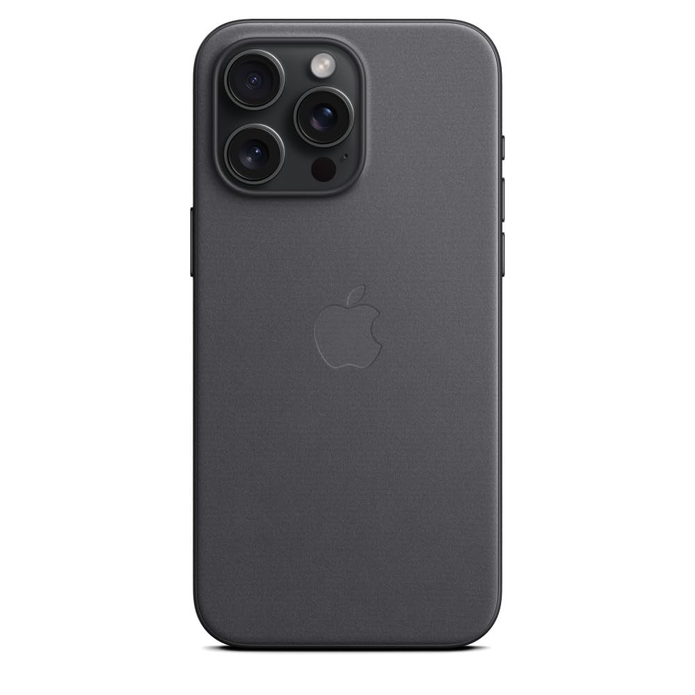 Apple iPhone 15 Pro Max FineWoven Case With Magsafe | Black Apple iPhone 15 Pro Max FineWoven Case With Magsafe | Black